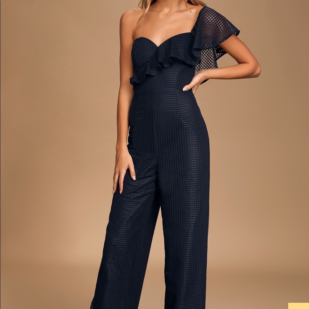One Shoulder Jumpsuit